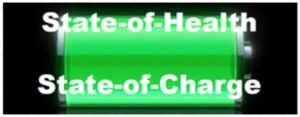 State-of-health, state-of-charge