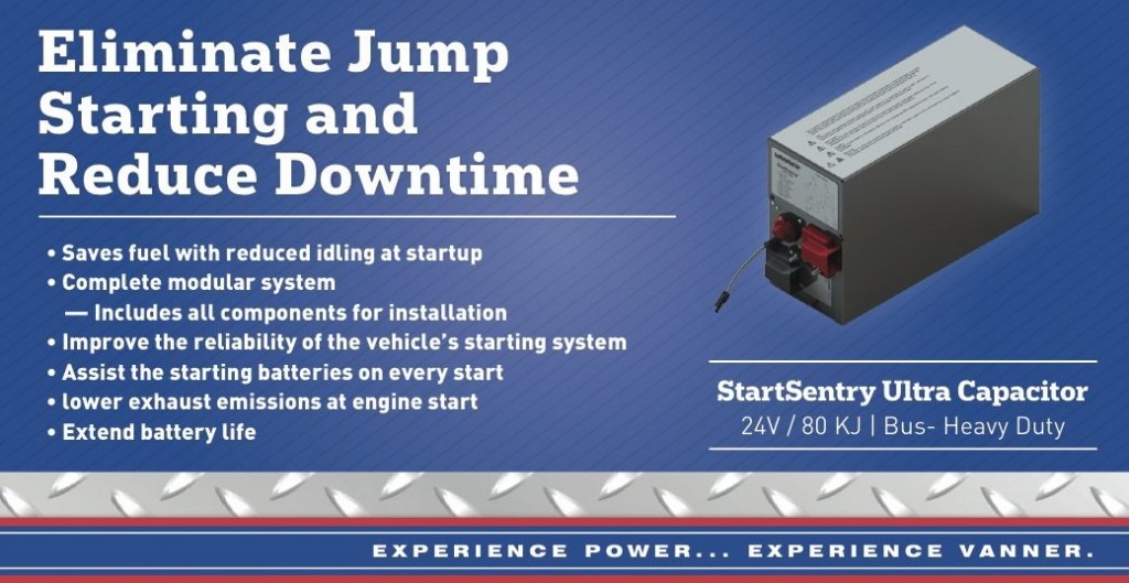 Eliminate jump-starting and reduce downtime. Saves fuel with reduced idling at startup. Complete modular system (includes all components for installation). Improve the reliability of the vehicle's starting system. Assist the starting batteries on every start. Lower exhaust emissions at engine start. Extend battery life.